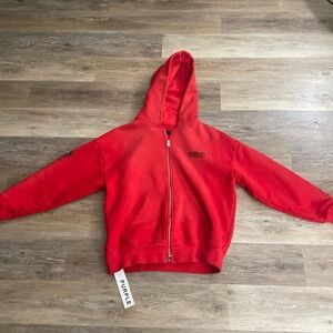-Red WordMarks Purple Brand Hoodie
